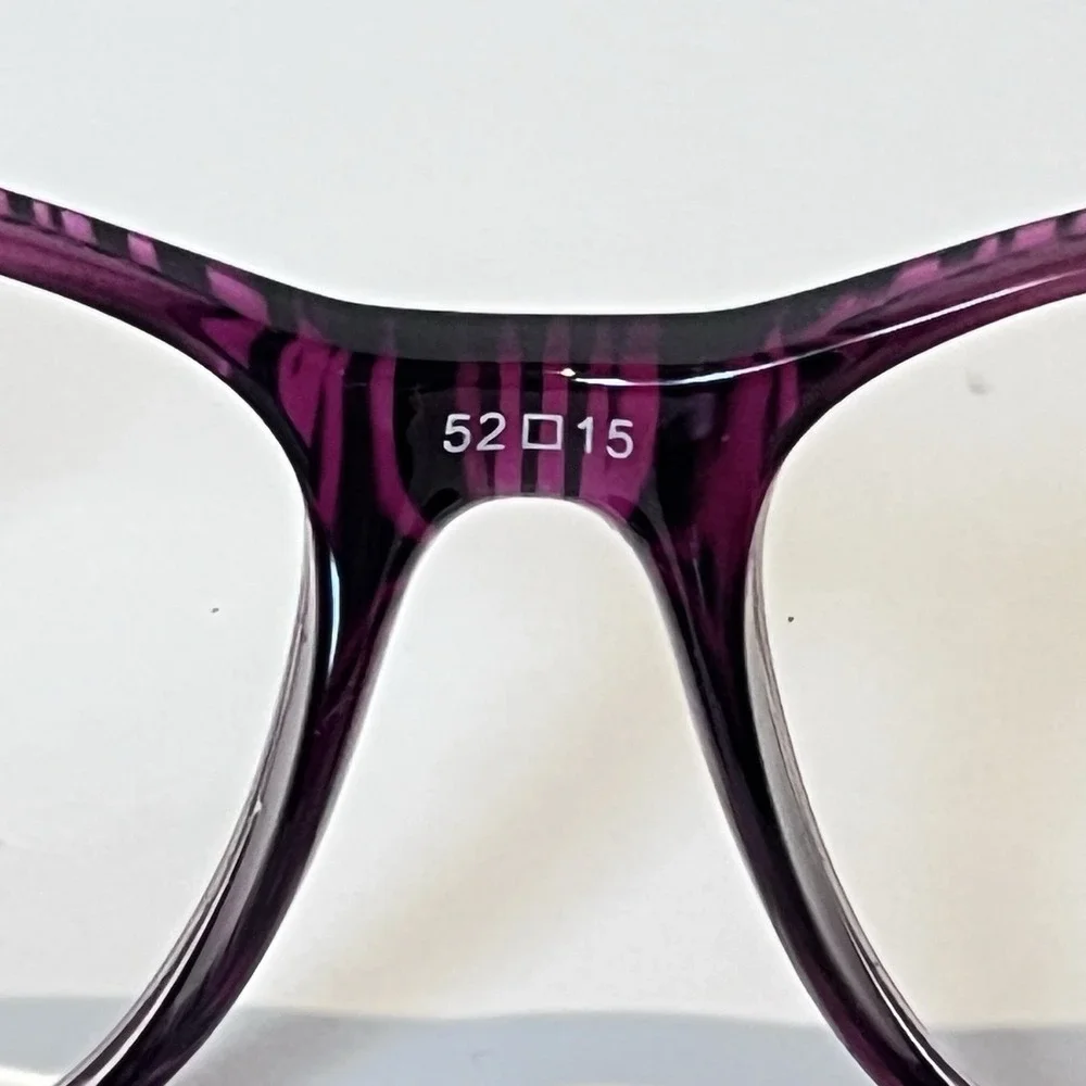 Eyeglasses Frame‎ WP8101 PU Women's Purple Plastic Full Rim Square 52-15-135
